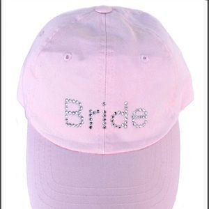 BRIDE BASEBALL CAP WITH RHINESTONES NWOT